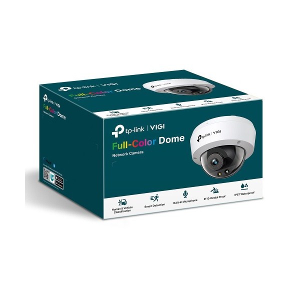 TP-LINK 1369478 VIGI C230(4MM) TP-Link VIGI C230 Almohadilla Cámara de seguridad IP Interior y exterior 2304 x 1296 Pixeles Tech