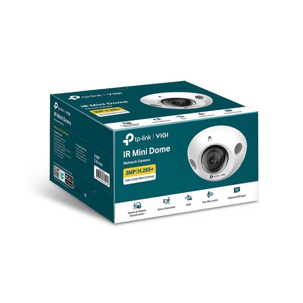 TP-LINK 1369462 VIGI C230I MINI(2.8MM) TP-Link VIGI C230I MINI(2.8MM) cámara de vigilancia Almohadilla Cámara de seguridad IP In