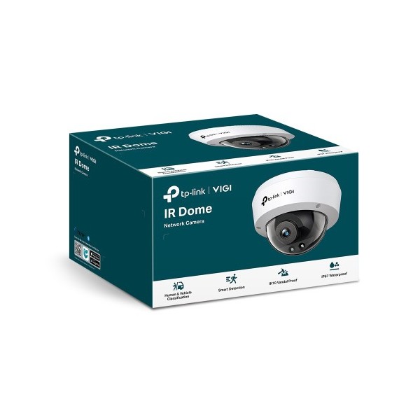 TP-LINK 1369459 VIGI C220I(4MM) TP-Link VIGI C220I(4mm) Almohadilla Cámara de seguridad IP Interior y exterior 1920 x 1080 Pixel