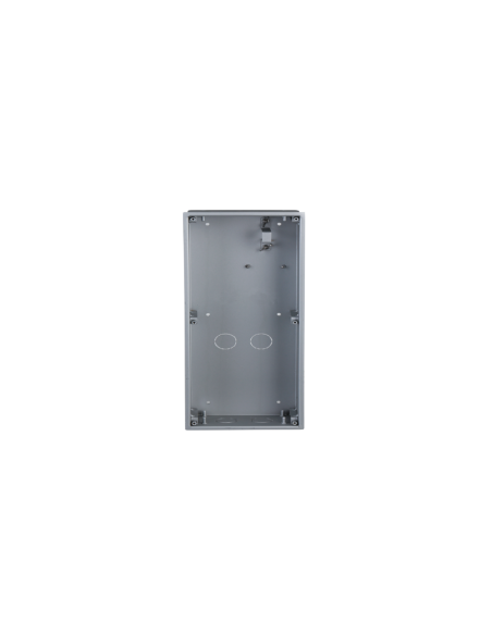 DAHUA 1368907 1.0.01.15.11297 VTM127: DAHUA CAJA DE MONTAJE DE 2 MODULOS PARA VIDEOPORTERO MODULAR VTO4202F, ALUMINIO, MONTAJE S