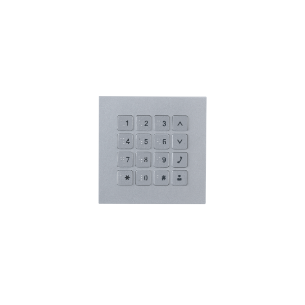 DAHUA 1368871 1.0.01.15.11251-0022 DHI-VTO4202F-MK: DAHUA MODULO DE TECLADO METALICO RETROILUMINADO PARA VIDEOPORTERO MODULAR VT