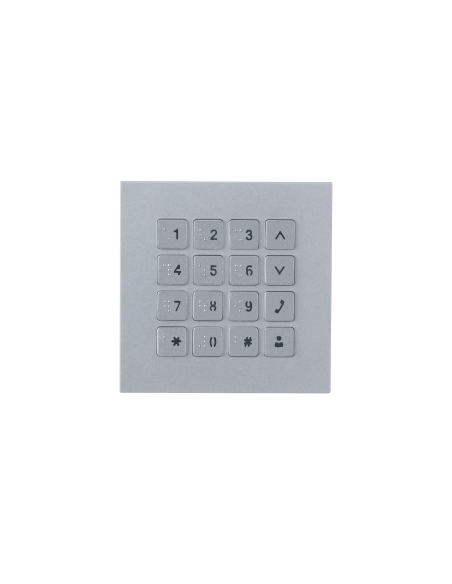 DAHUA 1368871 1.0.01.15.11251-0022 DHI-VTO4202F-MK: DAHUA MODULO DE TECLADO METALICO RETROILUMINADO PARA VIDEOPORTERO MODULAR VT