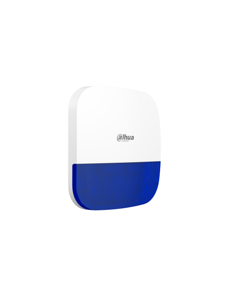 DAHUA 1365165 1.0.01.19.10614-0009 DHI-ARA13-W2(868): DAHUA SIRENA INALAMBRICA EXTERIOR, COLOR AZUL, 868MHZ, 110DB, IP65, 12 LED