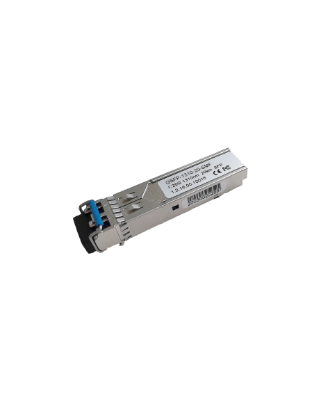 DAHUA 1363474 1.0.01.20.10749 GSFP-1310-20-SMF: DAHUA MODULO OPTICO SFP GIGABIT, FIBRA MONOMODO DOBLE, LC, 1GBPS, 1310NM TX/RX, 