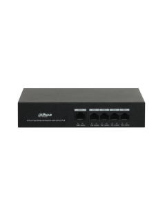 DAHUA 1363472 1.0.01.20.10512-0134 DH-PFS3005-4ET-36: DAHUA SWITCH POE NO GESTIONABLE L2, 5 PUERTOS, 4 RJ45 10/100M POE + 1 RJ45