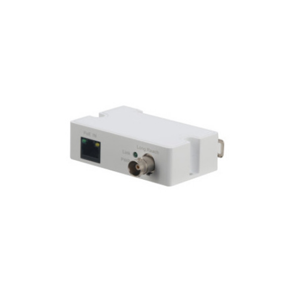 DAHUA 1363463 1.0.01.20.10950 DH-LR1002-1EC-V2: DAHUA CONVERTIDOR EOC SOBRE COAXIAL, 1 RJ45 10/100M + 1 BNC, POE 802.3AF/AT, TRA