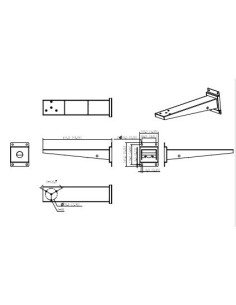 DAHUA 1363321 1.0.99.41.10080 3012: DAHUA SOPORTE PARA MONTAJE EN PARED FABRICADO EN ACERO SOPORTA HASTA 30 KG 2