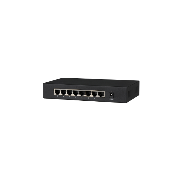 DAHUA 1363036 1.0.01.20.10278 DH-PFS3008-8GT: DAHUA SWITCH GIGABIT NO GESTIONABLE, 8 PUERTOS RJ45 10/100/1000M, CAPACIDAD DE CON