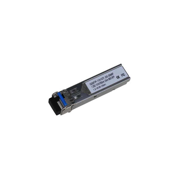 DAHUA 1363027 1.0.01.20.10751 GSFP-1310T-20-SMF: DAHUA MODULO OPTICO SFP GIGABIT, FIBRA MONOMODO SIMPLE, LC, 1GBPS, 1310NM TX/15