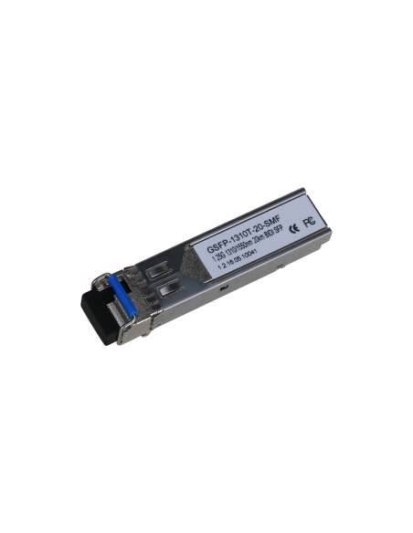 DAHUA 1363027 1.0.01.20.10751 GSFP-1310T-20-SMF: DAHUA MODULO OPTICO SFP GIGABIT, FIBRA MONOMODO SIMPLE, LC, 1GBPS, 1310NM TX/15