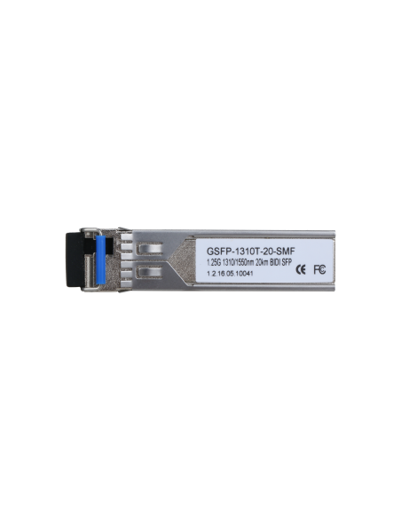 DAHUA 1363027 1.0.01.20.10751 GSFP-1310T-20-SMF: DAHUA MODULO OPTICO SFP GIGABIT, FIBRA MONOMODO SIMPLE, LC, 1GBPS, 1310NM TX/15