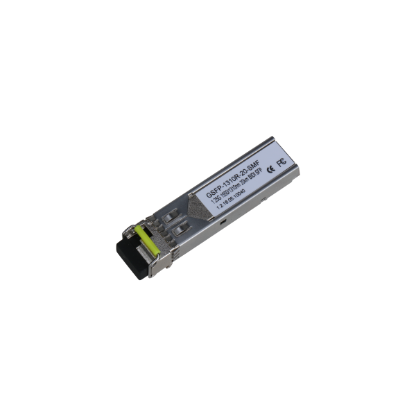 DAHUA 1363025 1.0.01.20.10750 GSFP-1310R-20-SMF: DAHUA MODULO OPTICO SFP GIGABIT, FIBRA MONOMODO SIMPLE, LC, 1GBPS, 1550NM TX/13