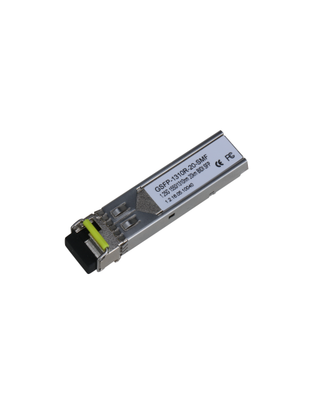 DAHUA 1363025 1.0.01.20.10750 GSFP-1310R-20-SMF: DAHUA MODULO OPTICO SFP GIGABIT, FIBRA MONOMODO SIMPLE, LC, 1GBPS, 1550NM TX/13