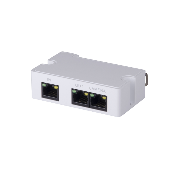 DAHUA 1362627 1.0.01.20.10111 PFT1300: DAHUA EXTENSOR POE DE 3 PUERTOS, 1 RJ45 10/100M POE IN + 2 RJ45 10/100M POE OUT, CASCADA 