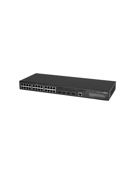 DAHUA 1362067 1.0.01.20.10783-9008 DH-AS4300-24GT4GF: DAHUA SWITCH GIGABIT GESTIONABLE L2+, 24 PUERTOS RJ45 10/100/1000M, 4 PUER