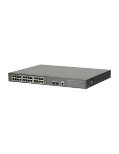 DAHUA 1362066 1.0.01.20.10352 DH-PFS4226-24GT-360: DAHUA SWITCH GIGABIT POE GESTIONABLE L2, 26 PUERTOS, 24 RJ45 10/100/1000M POE