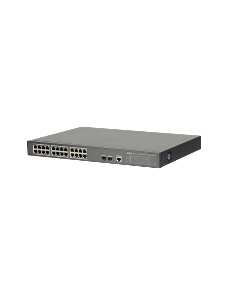DAHUA 1362066 1.0.01.20.10352 DH-PFS4226-24GT-360: DAHUA SWITCH GIGABIT POE GESTIONABLE L2, 26 PUERTOS, 24 RJ45 10/100/1000M POE