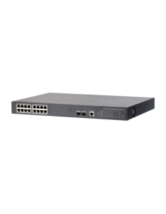 DAHUA 1362063 1.0.01.20.10344 DH-PFS4218-16GT-240: DAHUA SWITCH GIGABIT POE GESTIONABLE L2, 18 PUERTOS, 16 RJ45 10/100/1000M POE
