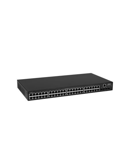 DAHUA 1362049 1.0.01.20.10784-9003 DH-AS4300-48GT4GF: DAHUA SWITCH GIGABIT GESTIONABLE L2+, 48 PUERTOS RJ45 10/100/1000M, 4 PUER