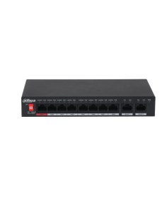 DAHUA 1362047 1.0.01.20.10619 DH-PFS3010-8ET-96-V2: DAHUA SWITCH POE NO GESTIONABLE L2, 10 PUERTOS, 8 RJ45 10/100M POE + 2 RJ45  2