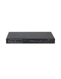 DAHUA 1362043 1.0.01.20.10728-0032 DH-PFS4218-16ET-240-V3: DAHUA SWITCH POE+ GESTIONABLE L2, 18 PUERTOS, 16 RJ45 10/100M POE + 2
