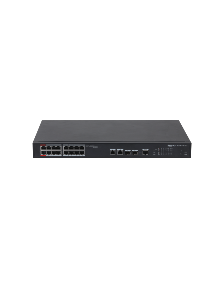 DAHUA 1362043 1.0.01.20.10728-0032 DH-PFS4218-16ET-240-V3: DAHUA SWITCH POE+ GESTIONABLE L2, 18 PUERTOS, 16 RJ45 10/100M POE + 2