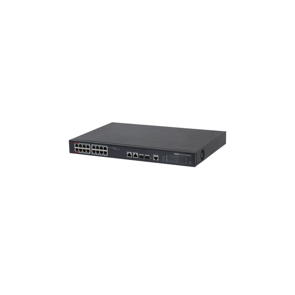 DAHUA 1362043 1.0.01.20.10728-0032 DH-PFS4218-16ET-240-V3: DAHUA SWITCH POE+ GESTIONABLE L2, 18 PUERTOS, 16 RJ45 10/100M POE + 2