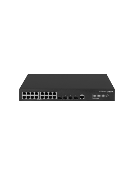 DAHUA 1362042 1.0.01.20.10782-9005 DH-AS4300-16GT4GF: DAHUA SWITCH GIGABIT GESTIONABLE L2+, 16 PUERTOS RJ45 10/100/1000M, 4 PUER