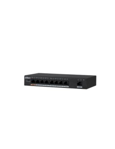 DAHUA 1362041 1.0.01.20.10647-0038 DH-PFS3009-8ET1GT-96-V2: DAHUA SWITCH POE NO GESTIONABLE L2, 9 PUERTOS, 8 RJ45 10/100M POE + 
