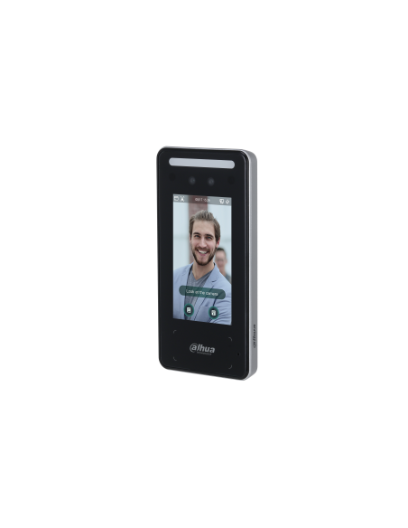 DAHUA 1361941 1.0.01.25.11076 DHI-ASI6213J-MW: DAHUA TERMINAL DE CONTROL DE ACCESO POR RECONOCIMIENTO FACIAL, 2MP, DOBLE CAMARA,