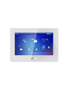DAHUA 1361001 1.0.01.15.11520-0021 DHI-VTH5422HW: DAHUA MONITOR INTERIOR IP 2 HILOS 7", PANTALLA TFT TACTIL 1024X600, H.265/H.26