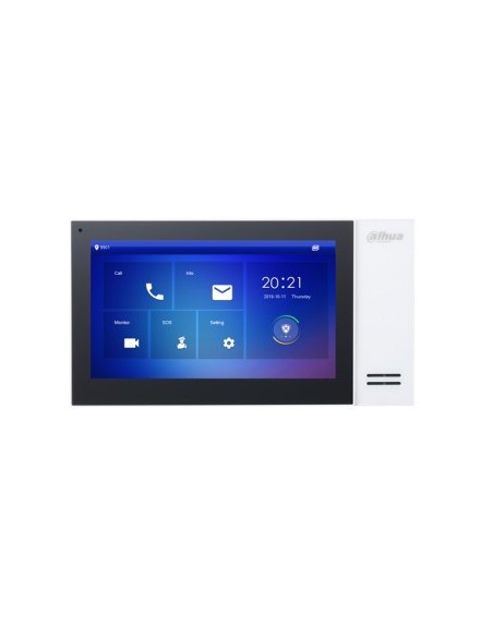DAHUA 1361000 1.0.01.15.11119-0066 DHI-VTH2421FW-P: DAHUA MONITOR INTERIOR IP 7", PANTALLA TFT TACTIL 1024X600, H.264, MICROSD H