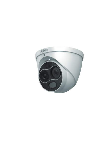 DAHUA 1360996 1.0.01.34.12131 DHI-TPC-DF1241-B2F2-DW-S2: DAHUA CAMARA IP TURRET DUAL TERMICA + VISIBLE EUREKA, TERMICA 256X192 2