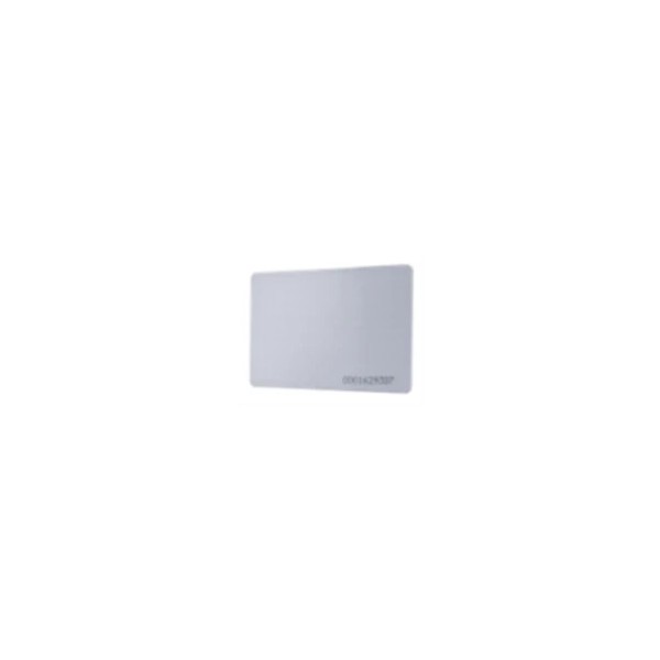ZKTECO 1360025 ACC-ECO-PCEM-TK00GIY PACK 200 TARJETAS ZKTECO PVC BLANCO BRILLO CON NUMERO DE SERIE IMPRESO UNA CARA, 125KHZ, TK4