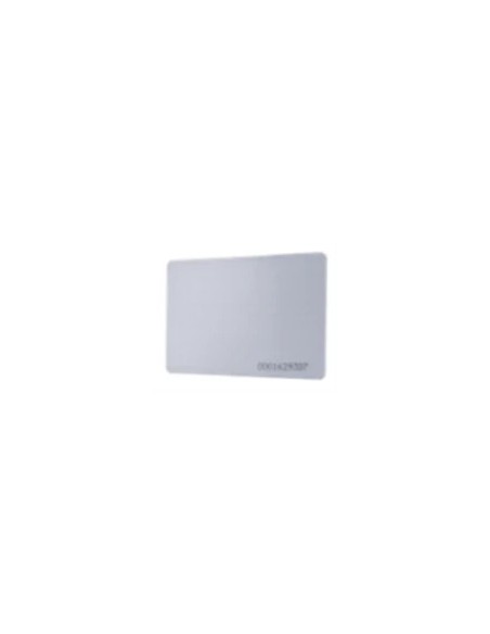 ZKTECO 1360025 ACC-ECO-PCEM-TK00GIY PACK 200 TARJETAS ZKTECO PVC BLANCO BRILLO CON NUMERO DE SERIE IMPRESO UNA CARA, 125KHZ, TK4