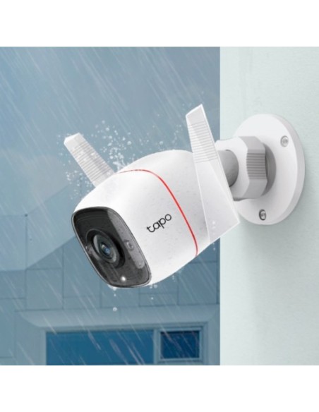 TP-LINK 1358126 TC65 TP-Link TC65 cámara de vigilancia Bala Cámara de seguridad IP Exterior 2304 x 1296 Pixeles Techo/pared