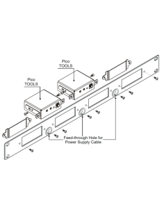 KRAMER 1355161 60-900110 KRAMER RK-4PT-B 19-INCH RACK ADAPTER (60-900110) 2