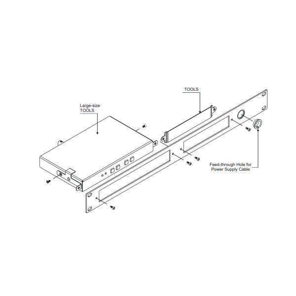KRAMER 1355159 60-200110 KRAMER RK-T2SB-B 19-INCH RACK ADAPTER (60-200110)
