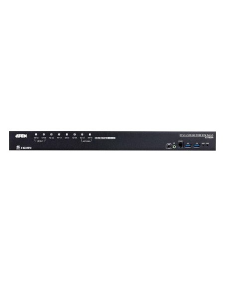 ATEN 1351281 CS18208-AT-G ATEN 8-PORT USB TRUE 4K HDMI KVM SWITCH WITH USB 3.0 PERIPHERAL SUPPORT AND BROADCAST MODE (CS18208-AT
