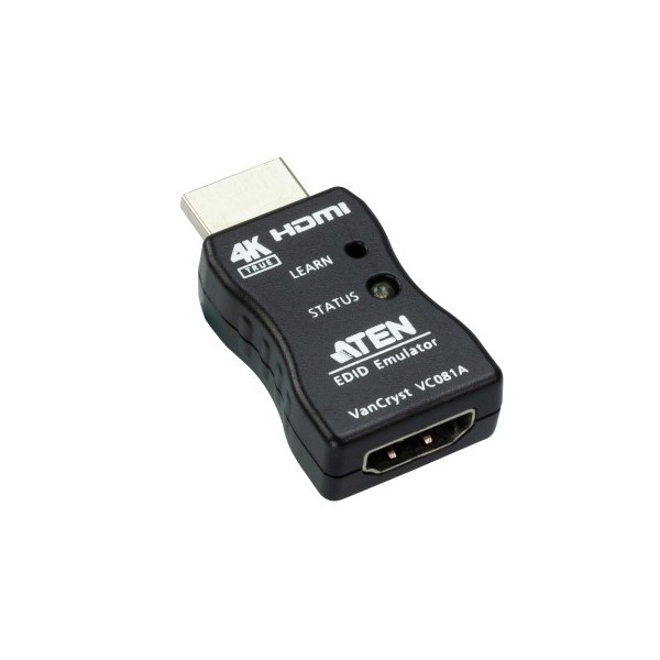 ATEN 1351280 VC081A-AT ATEN TRUE 4K HDMI EDID EMULATOR WITH SAVABLE EDID (VC081A-AT)(CP20)