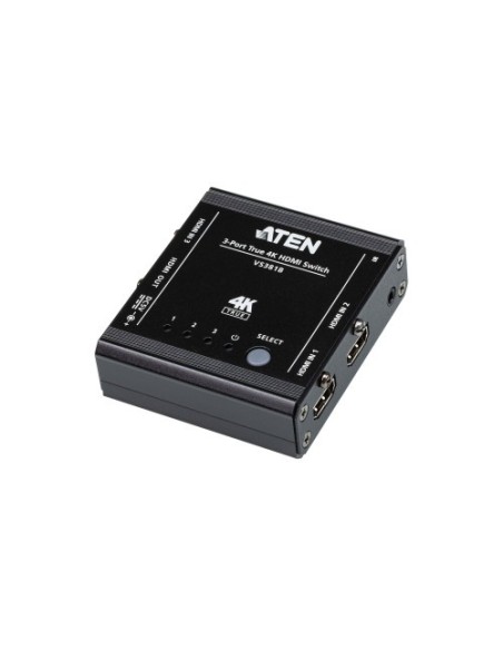 ATEN 1344753 VS381B-AT ATEN CONMUTADOR / SELECTOR / SWITCHHDMI TRUE 4K DE 3 PUERTOS (VS381B-AT)(CP40)