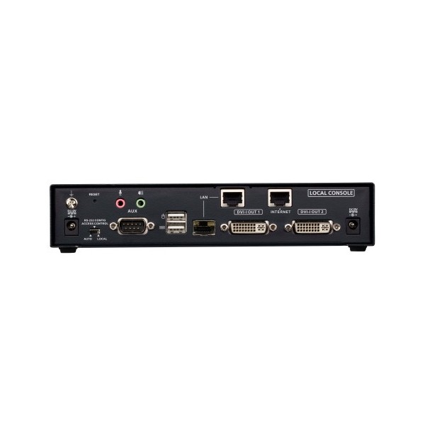 ATEN 1344748 KE6940AIT-AX-G ATEN Transmisor de KVM DVI-I a través de IP de doble pantalla con acceso a Internet