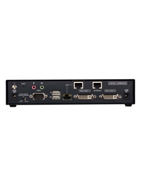 ATEN 1344748 KE6940AIT-AX-G ATEN Transmisor de KVM DVI-I a través de IP de doble pantalla con acceso a Internet
