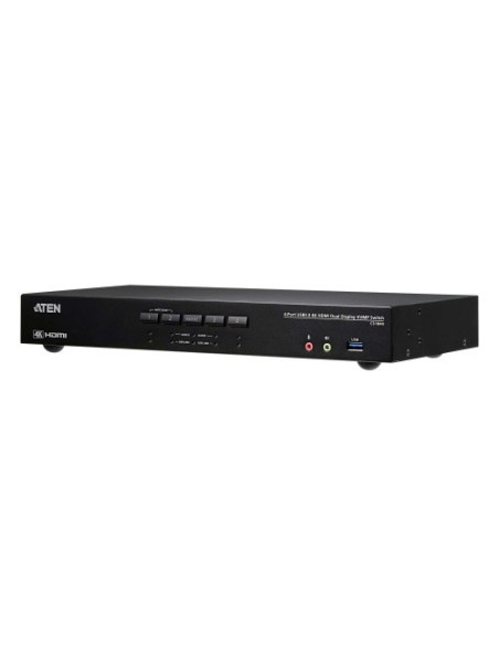 ATEN 1344743 CS1844-AT-G ATEN Switch KVMP™ USB 3.0 4K HDMI para dos pantallas de 4 puertos