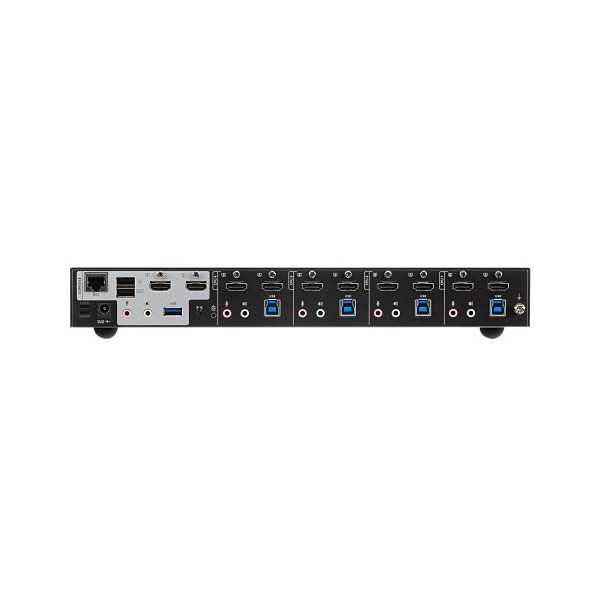 ATEN 1344743 CS1844-AT-G ATEN Switch KVMP™ USB 3.0 4K HDMI para dos pantallas de 4 puertos