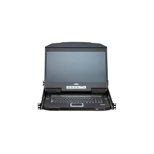 ATEN 1344724 CL3884NW-ATA-SG ATEN Consola LCD panorámica multiview dual rail con switch KVM integrado HDMI USB de 4 puertos