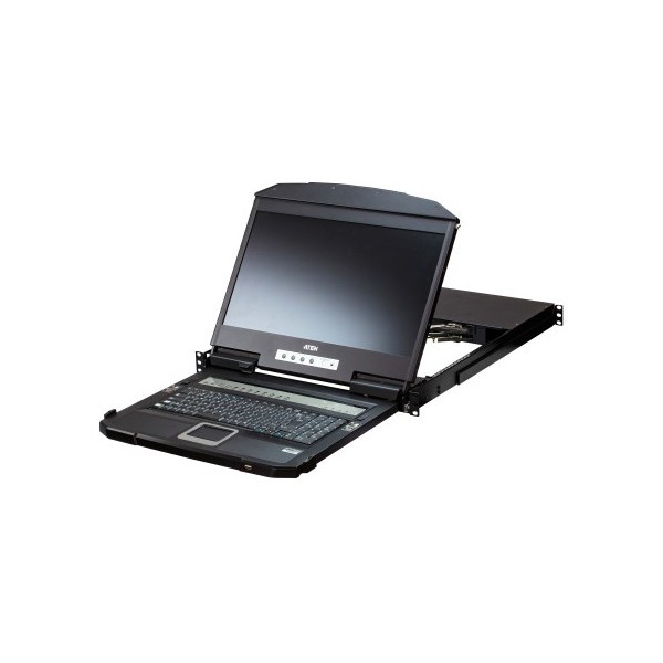 ATEN 1344724 CL3884NW-ATA-SG ATEN Consola LCD panorámica multiview dual rail con switch KVM integrado HDMI USB de 4 puertos