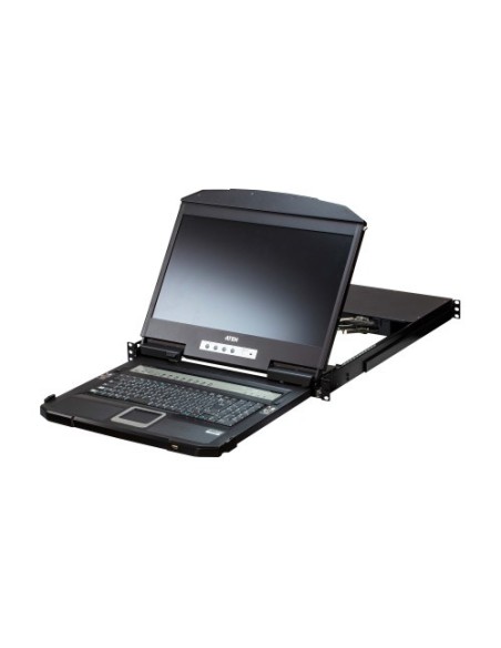 ATEN 1344724 CL3884NW-ATA-SG ATEN Consola LCD panorámica multiview dual rail con switch KVM integrado HDMI USB de 4 puertos