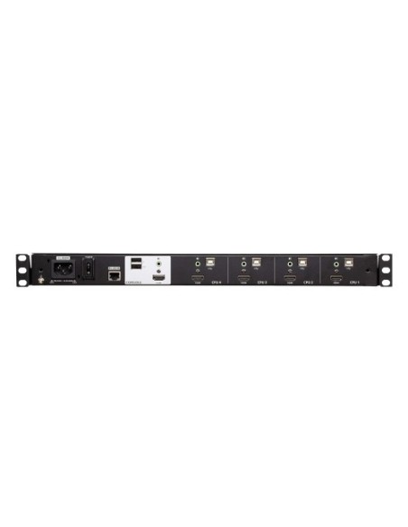 ATEN 1344724 CL3884NW-ATA-SG ATEN Consola LCD panorámica multiview dual rail con switch KVM integrado HDMI USB de 4 puertos