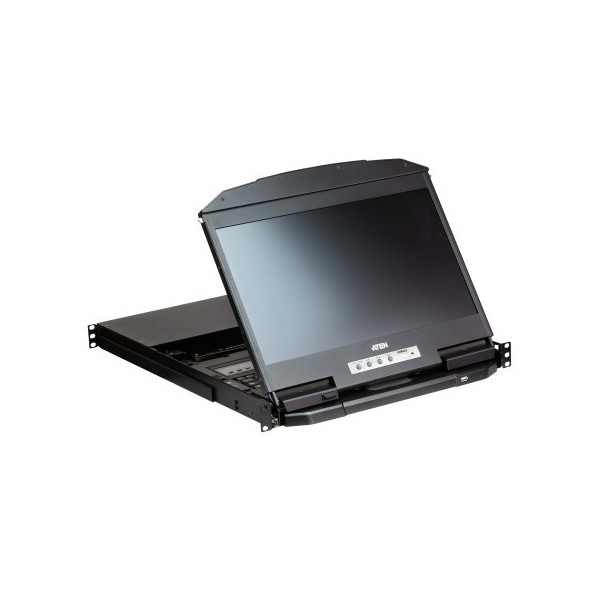 ATEN 1344724 CL3884NW-ATA-SG ATEN Consola LCD panorámica multiview dual rail con switch KVM integrado HDMI USB de 4 puertos